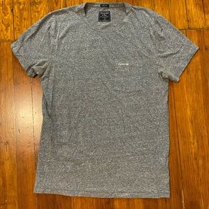 Grey Abercrombie Muscle Tee Mens